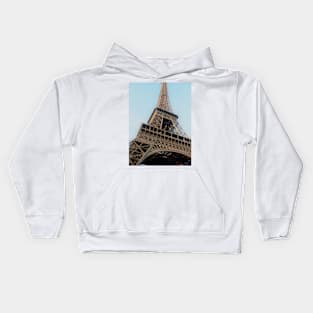 Eiffel Tower from Below Kids Hoodie